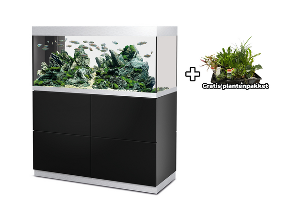Oase HighLine 300 - Raumteiler Aquarium Komplettset Schwarz