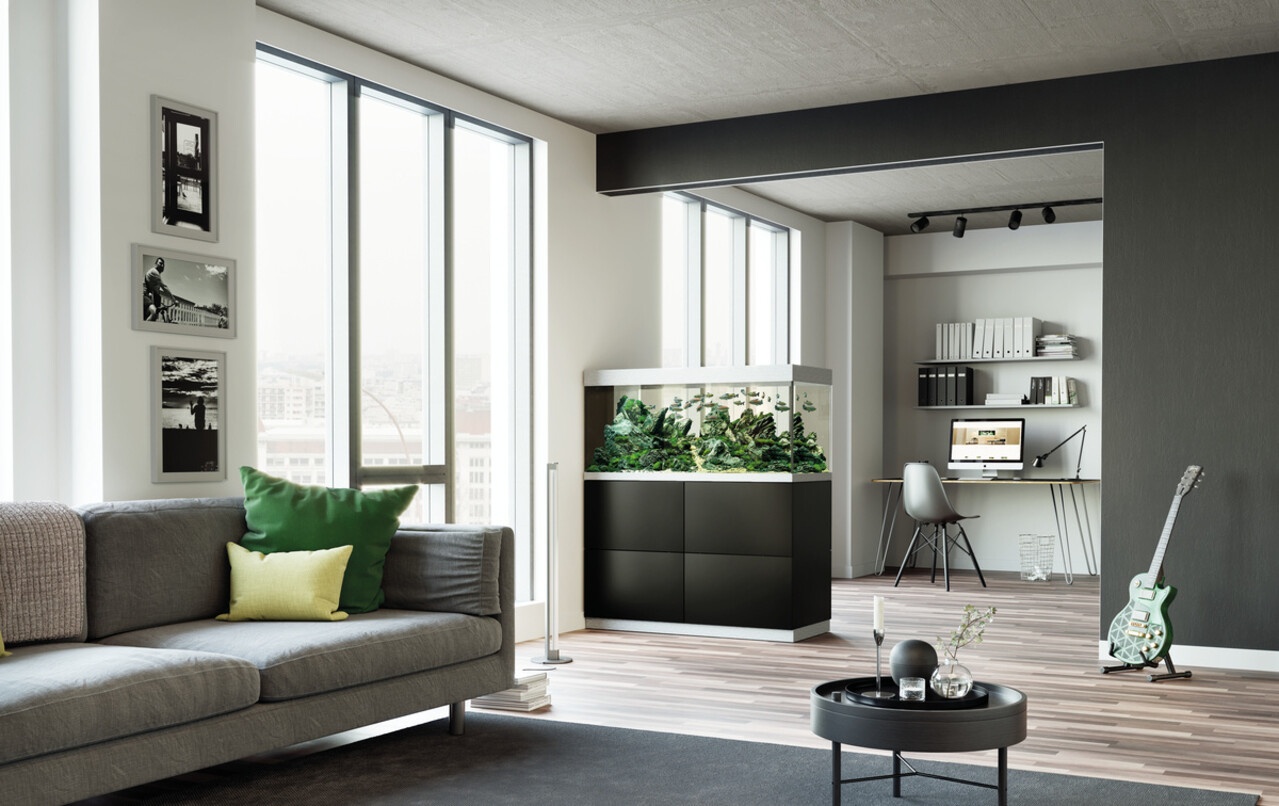 Oase HighLine 300 - Raumteiler Aquarium Komplettset Schwarz