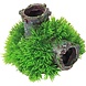 Gebr. de Boon Ornament Blase Green Moss Pflanze auf Versunkenem Rohr mit Ausströmer 11 cm