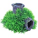 Gebr. de Boon Ornament Blase Green Moss Pflanze auf Versunkenem Rohr mit Ausströmer 11 cm