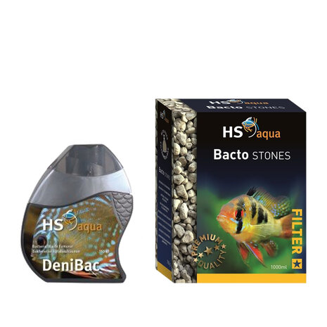 HS Aqua Anti-Nitrat Paket - Denibac/Bacto Stones 150 ml