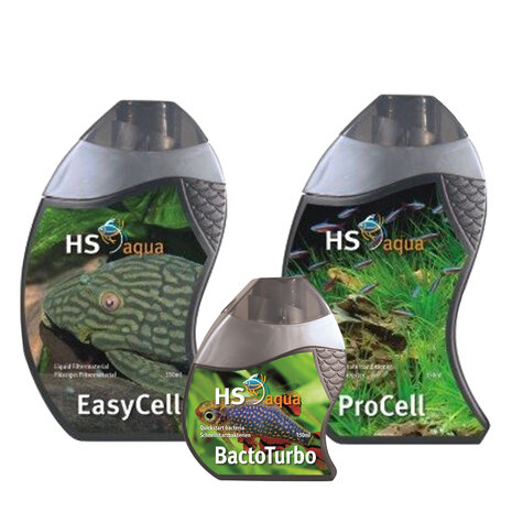 HS Aqua Clean Paket - Procell/Easycell/Bacto Turbo 350 ml