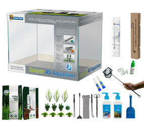 AquastoreXL Scaper Aquarium 45 Komplettset