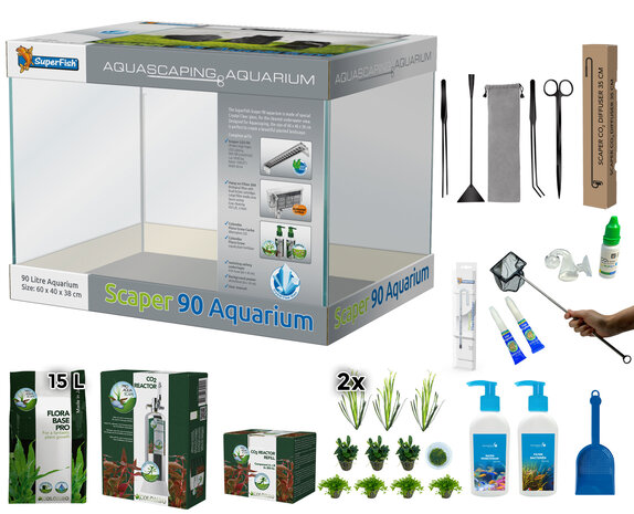 AquastoreXL Scaper Aquarium 90 Set AquastoreXL Scaper Aquarium 90 Set