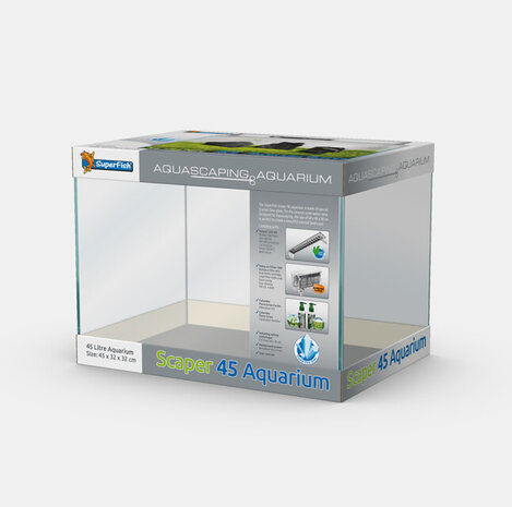AquastoreXL Scaper Aquarium 45 Komplettset