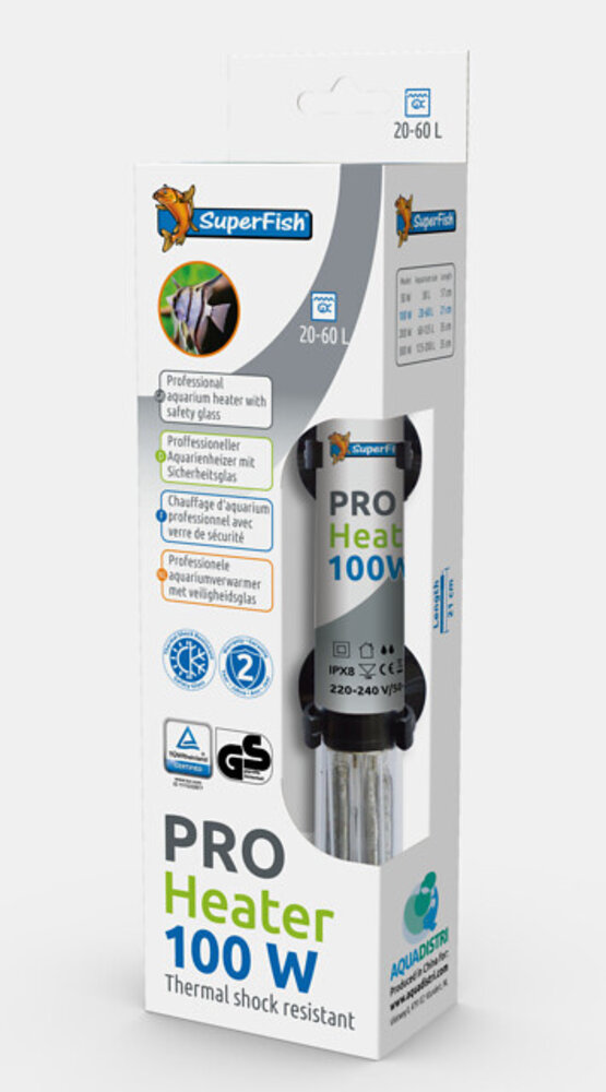 Superfish Pro Heater 100W 20-60L