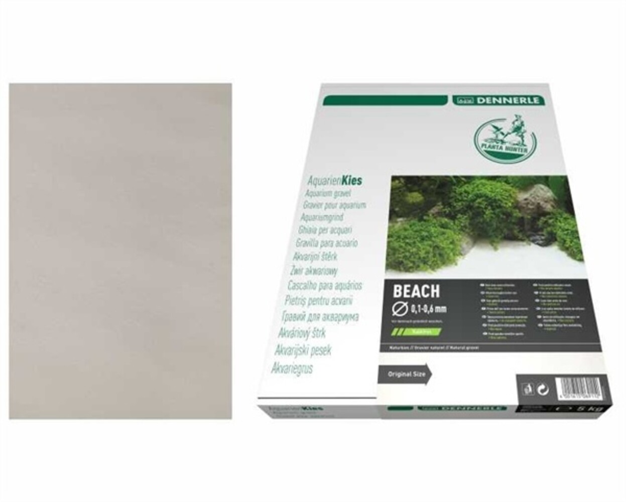 Dennerle Naturkies Plantahunter Beach 0,1-0,6 mm, 5 kg