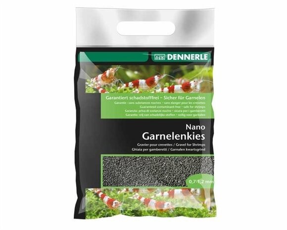 Dennerle Nano Garnelensubstrat Sulawesi Schwarz 0,5-1,2 mm 2 kg