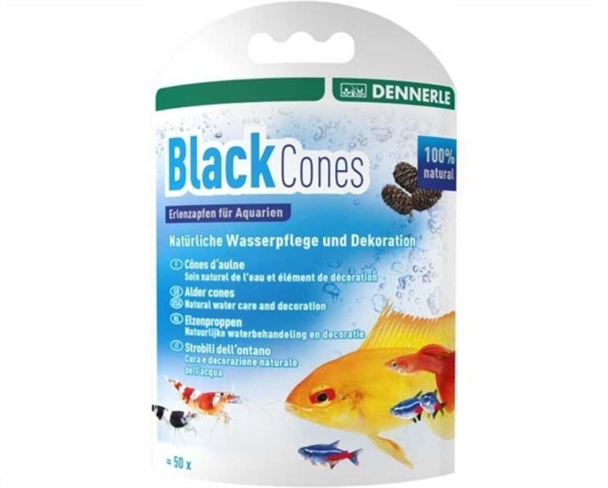 Dennerle Black Cones 40 Gr - Für 1200 L