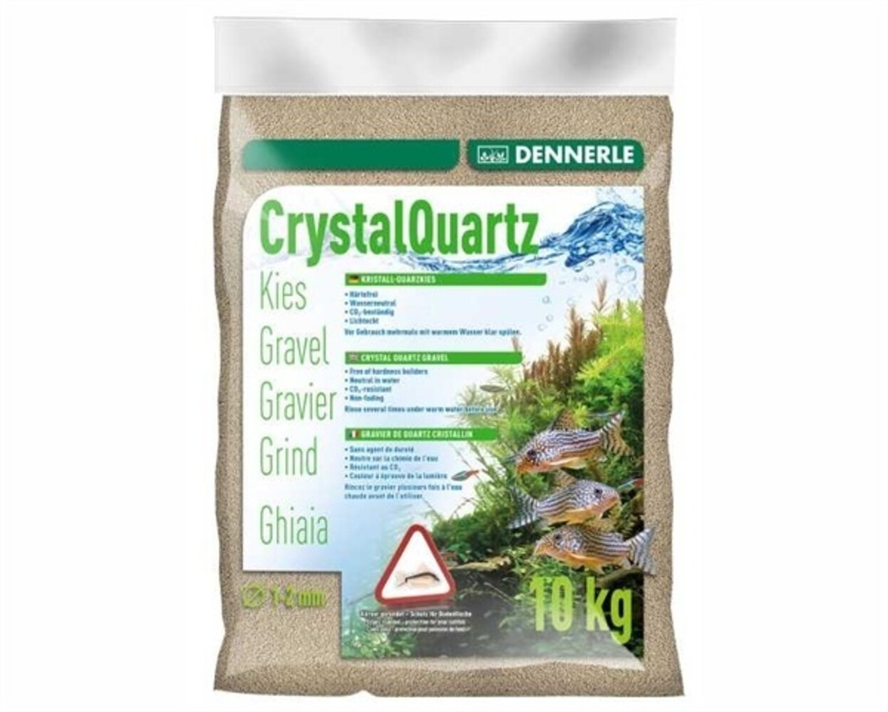 Dennerle Kristallkies Naturweiß 1-2 mm 10 kg