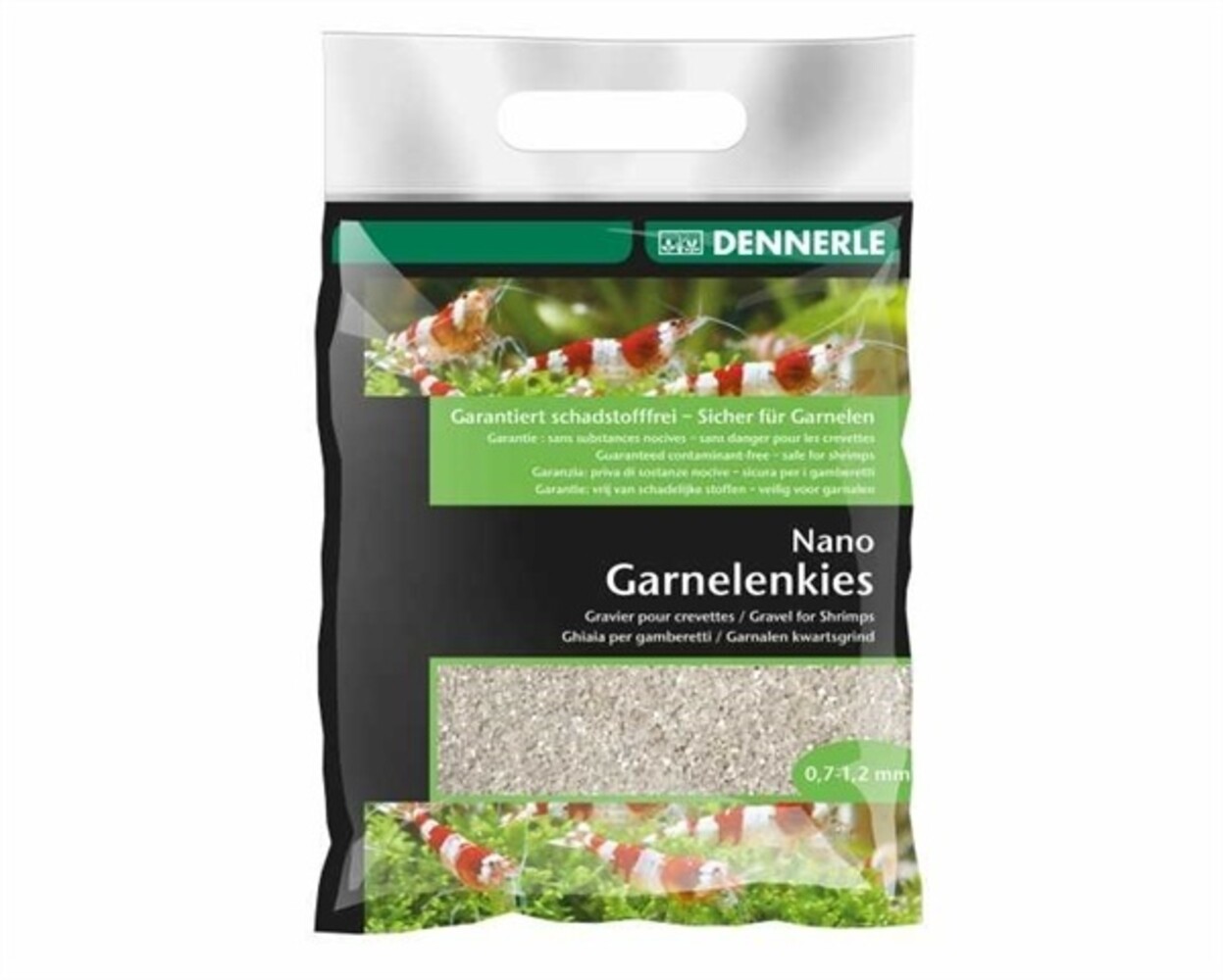 Dennerle Nano Garnelensubstrat Sunda Weiß 0,5-1,2 mm 2 kg