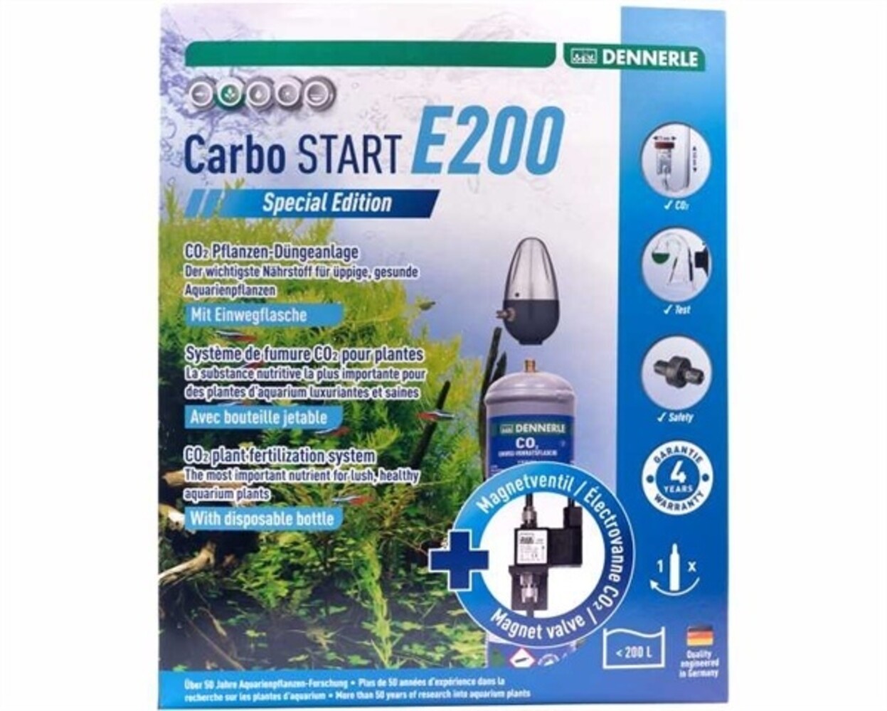 Dennerle CO2 Einweg Carbo Start E200 Special Edition Dennerle CO2 Einweg Carbo Start E200 Special Edition