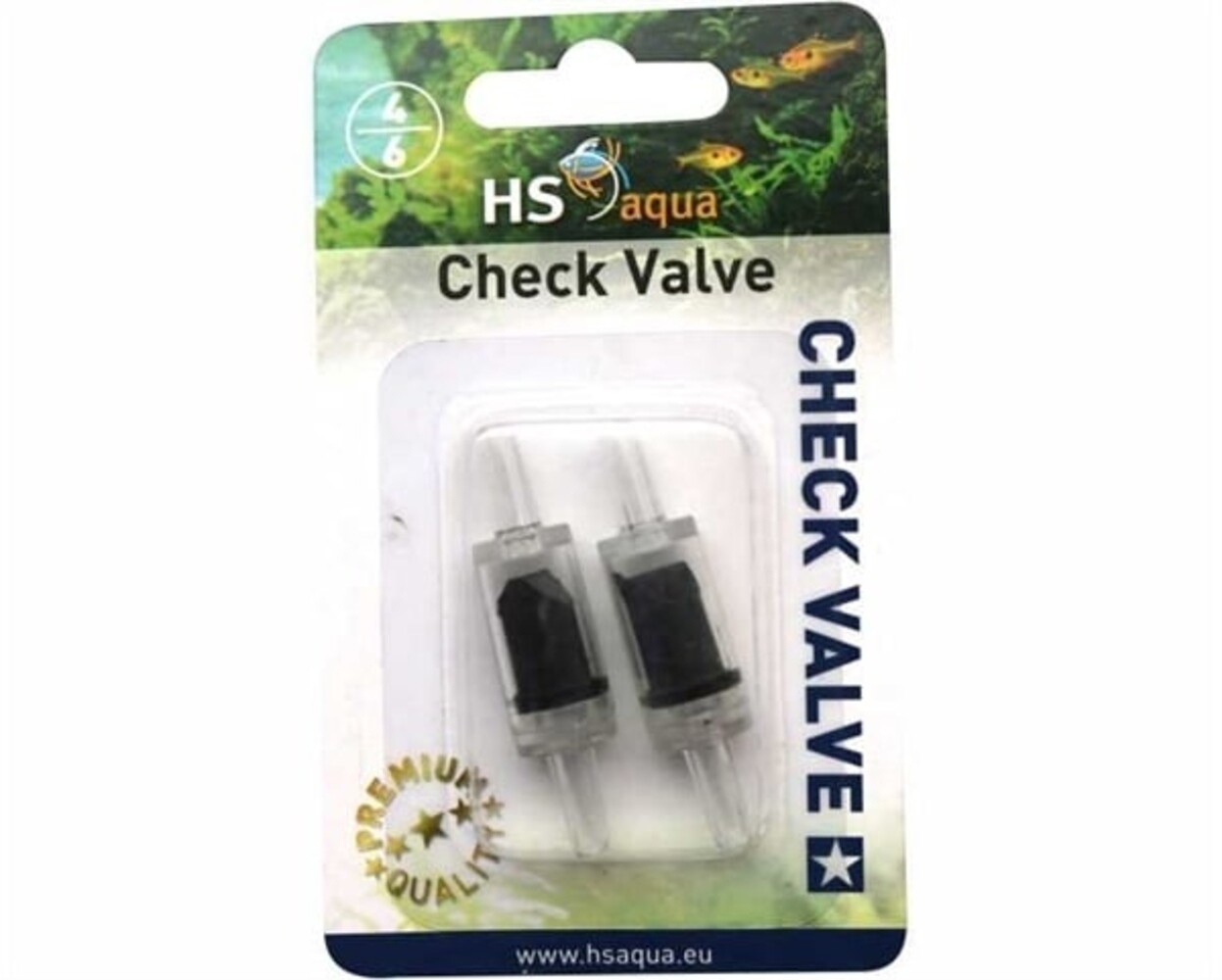 HS Aqua Rückschlagventil 4-6mm für Luftpumpe 2 St. HS Aqua Rückschlagventil 4-6mm für Luftpumpe 2 St.