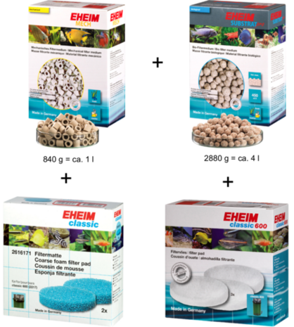 Eheim Filter Set Classic 600