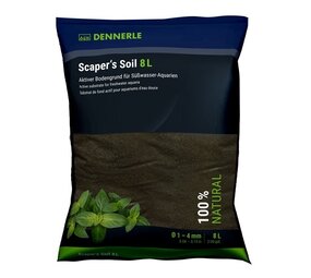 Dennerle Scapers Soil Schwarzer Bodengrund 1-4mm 8L