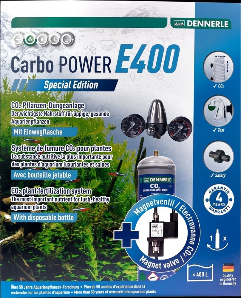 Dennerle Co2 Einweg Carbo Power E400 Special Edition Dennerle Co2 Einweg Carbo Power E400 Special Edition