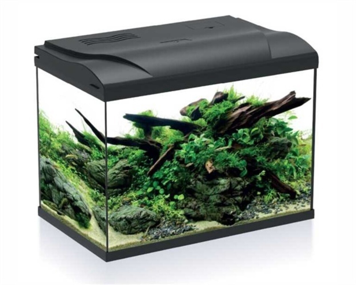 HS Aqua Aquarium Platy 50 LED Schwarz
