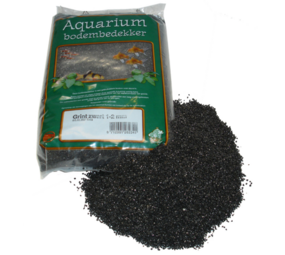 Gebr. de Boon Aquariumkies Schwarz 1-2mm 2,5KG