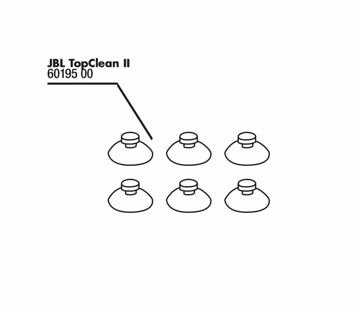 JBL TopClean/BabyHome Air Saugnäpfe x6