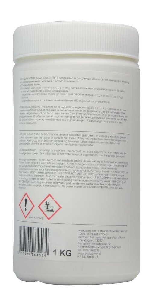 Pool Power Shock 55/G 1kg