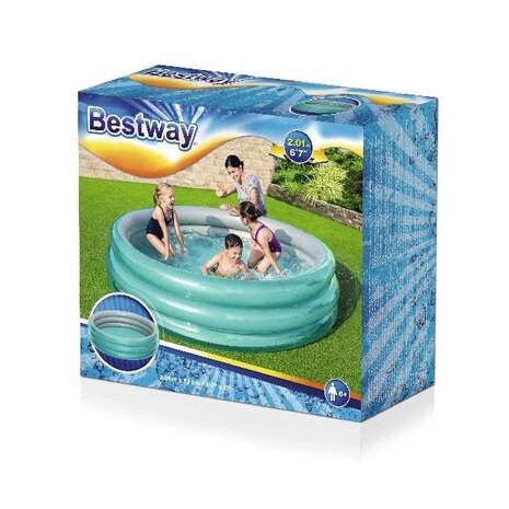 Bestway Kinderbad Rond big metallic 201cm Bestway Kinderbad Rond big metallic 201cm