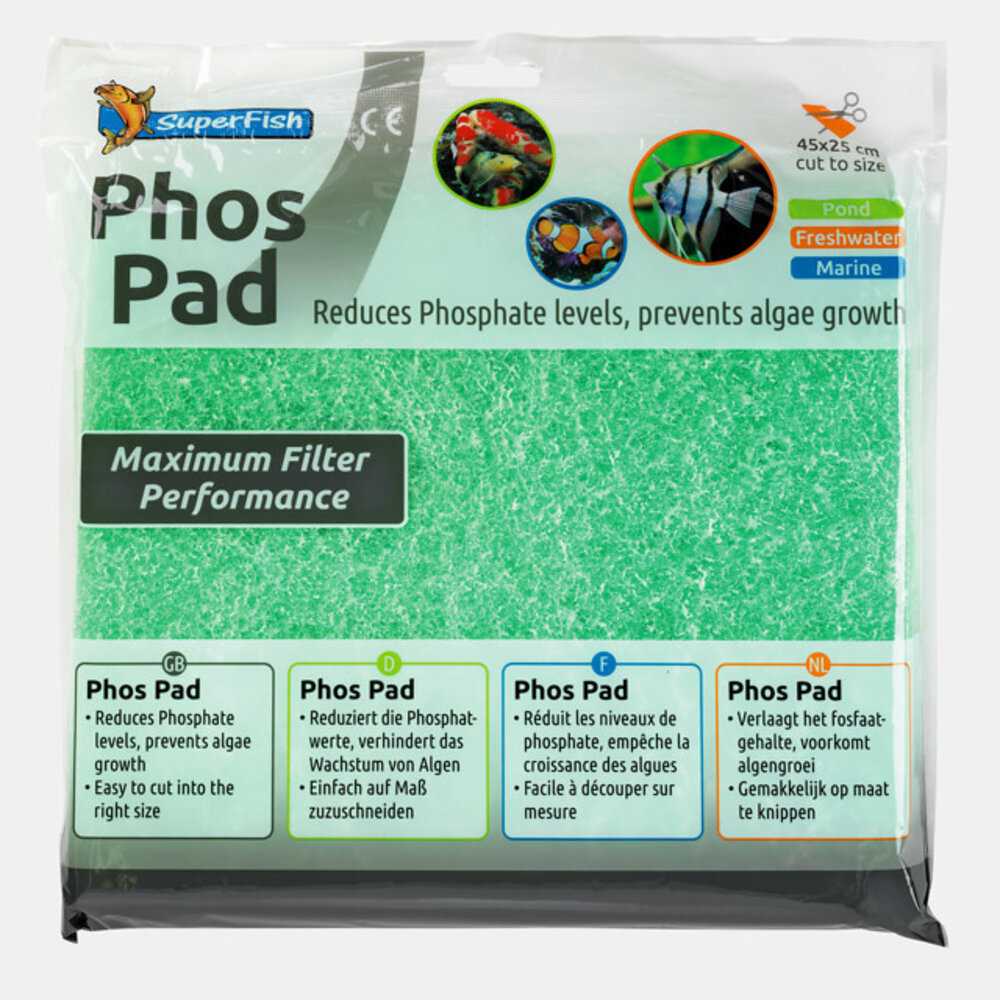 Superfish Filtermat Phos Pad 45 x 25 cm