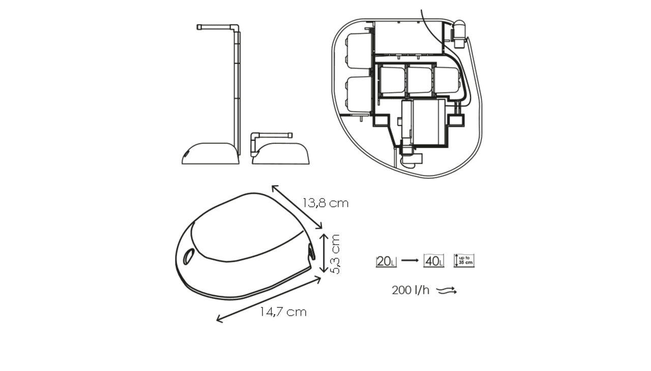 Ciano CFStone 40 Innenfilter