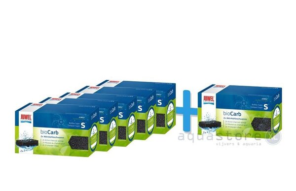 Juwel Carbon Schwamm, BioCarb S 5+1 gratis Juwel Carbon Schwamm, BioCarb S 5+1 gratis