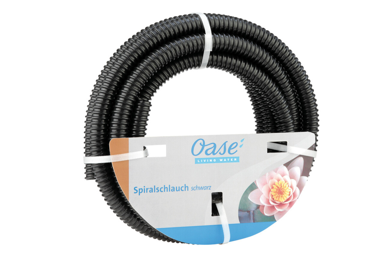 Oase Spiralschlauch Aufroller schwarz 1 1/4", 32mm 10m grob