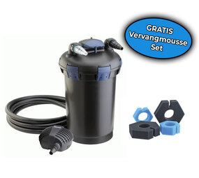 Oase BioPress Set 10000 + Gratis Ersatzschaum Set