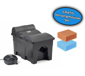 Oase BioSmart Set 14000 + Gratis Ersatzschaum Set