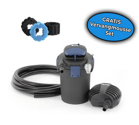 Oase BioPress Set 4000 + Gratis Ersatzschaum Set