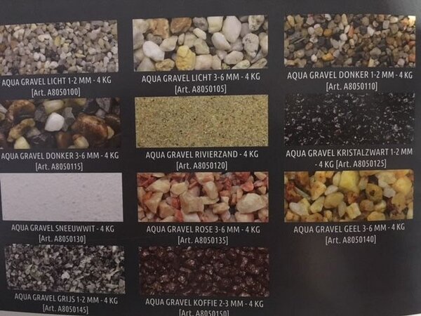 Superfish Aquarienkies Kies grau 1-2 mm, 4 Kilo