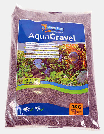 Superfish Aquarienkies Gravel Kaffee 2-3 mm, 4 Kilo