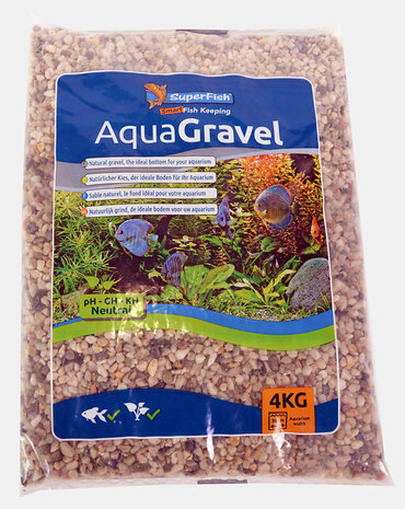 Superfish Aquarienkies Gravel Light 3-6 mm, 4 Kilo
