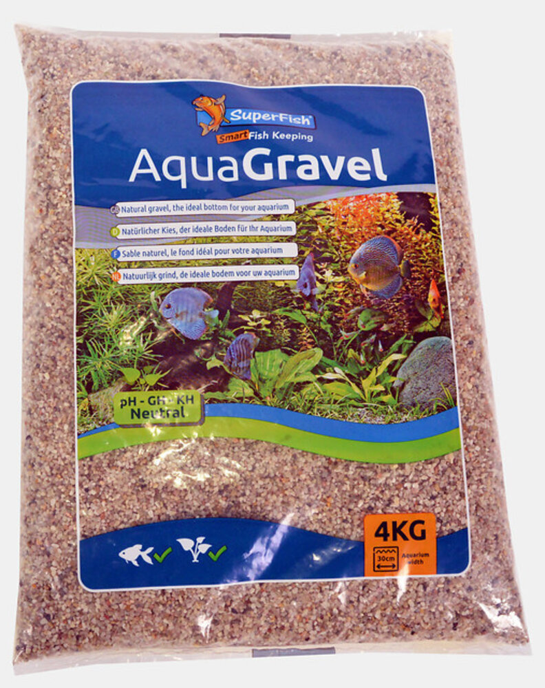 Superfish Aquarienkies Gravel Light 1-2 mm, 4 Kilo