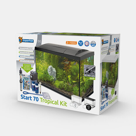 Superfish Start 70 Tropical Kit Weiß