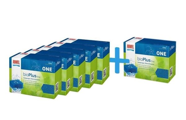 Juwel BioPlus Fine One Filterschaum 5+1 gratis Juwel BioPlus Fine One Filterschaum 5+1 gratis