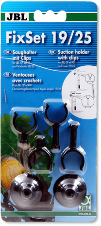 JBL Fixset Set Universelle Saugnapf mit Klemme 19/25 mm JBL Fixset Set Universelle Saugnapf mit Klemme 19/25 mm