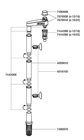 Eheim Installationsset 1 Für Schlauch 12/16mm Ansaugseite Eheim Installationsset 1 Für Schlauch 12/16mm Ansaugseite