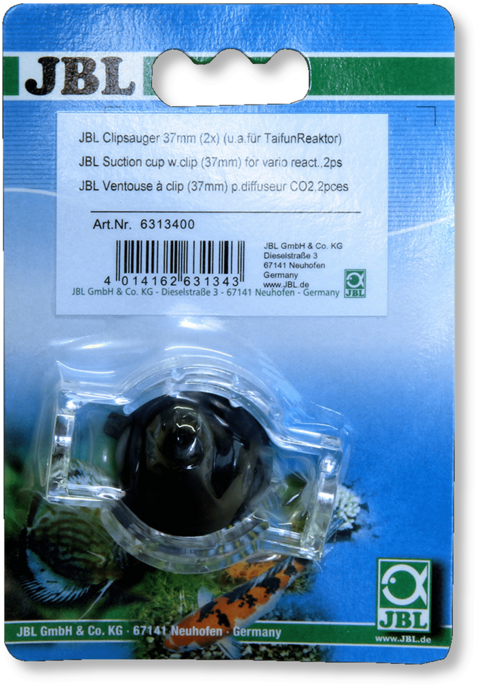 JBL Saugnapf mit Klemme 36mm 2 Stück JBL Saugnapf mit Klemme 36mm 2 Stück