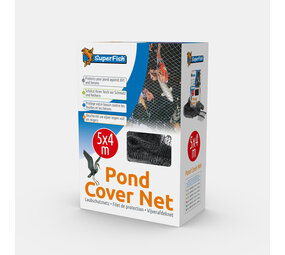 Superfish Teichabdecknetz 5x4 Meter + 14 Heringe