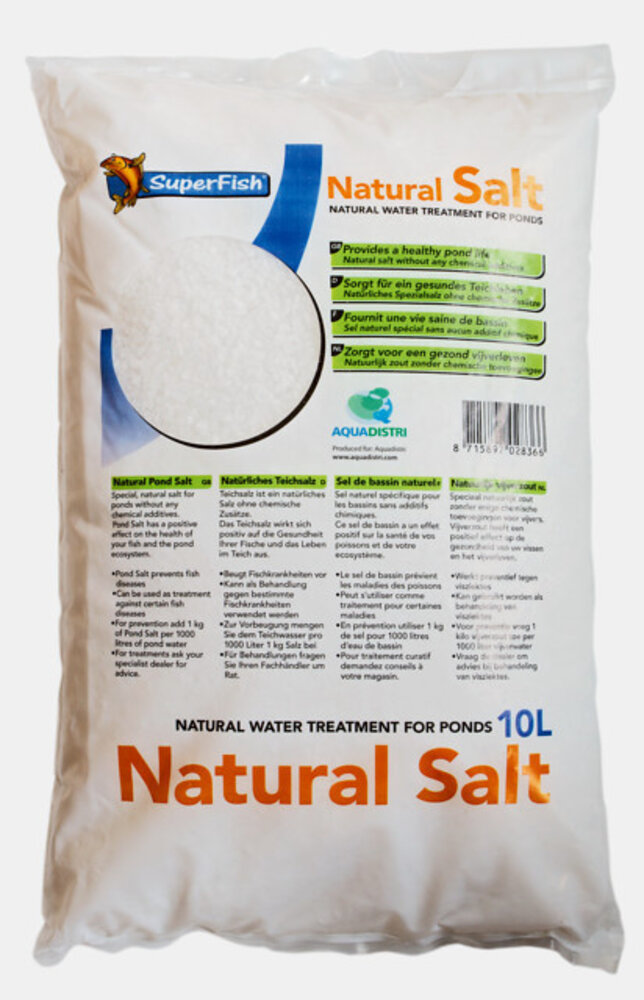Superfish Natürliches Teichsalz Sack 10 Liter Superfish Natürliches Teichsalz Sack 10 Liter