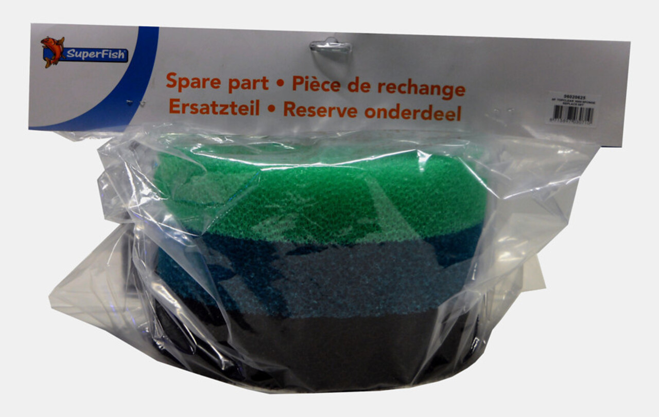 Superfish Topclear 5000 Schwamm Ersatz Set 3 Stück