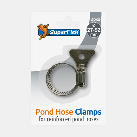 Superfish Schlauchschelle Edelstahl+Flügel 27-52 mm 2 Stück