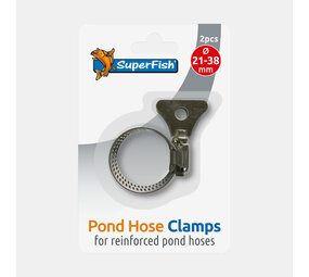 Superfish Schlauchschelle Edelstahl+Flügel 21-38 mm 2 Stück