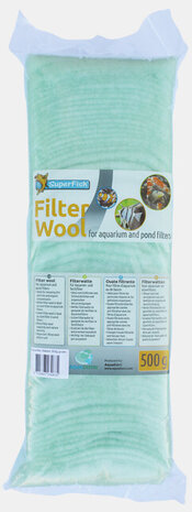 Superfish Grüne Filterwatte Grob 500 Gramm Superfish Grüne Filterwatte Grob 500 Gramm