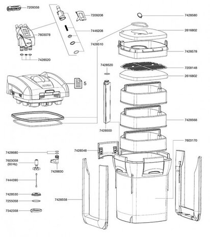 Eheim Dichtring Für 2080,2226-2328/2227-2329-2426