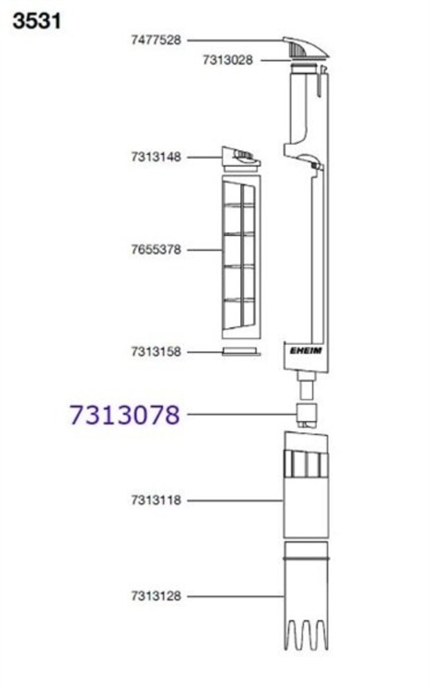 Eheim ROTOR FÜR 3531000