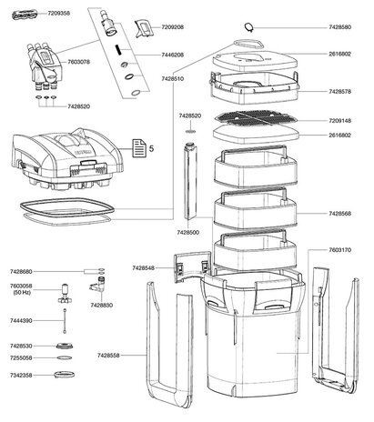 Eheim Set O-Ringe Adapter Für Professionel 3 2080 Eheim Set O-Ringe Adapter Für Professionel 3 2080